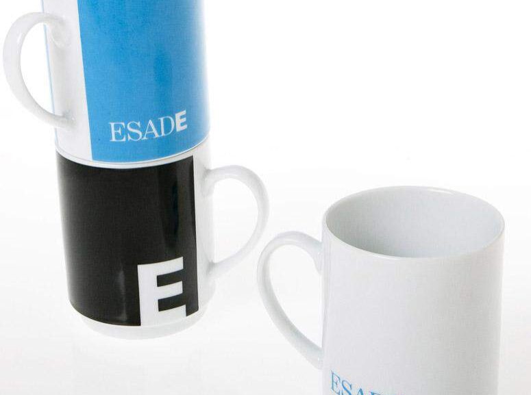 Mug apilables con calca a un color
